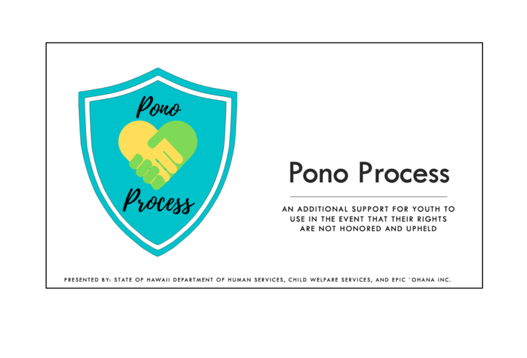 Pono Process Training Follow Up
