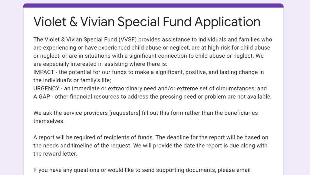 Violet & Vivian Fund